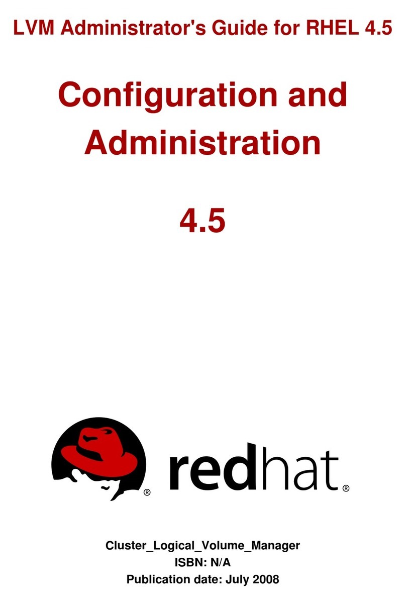 Red Hat LVM ADMINISTRATOR FOR RHEL 4.5 Service manual