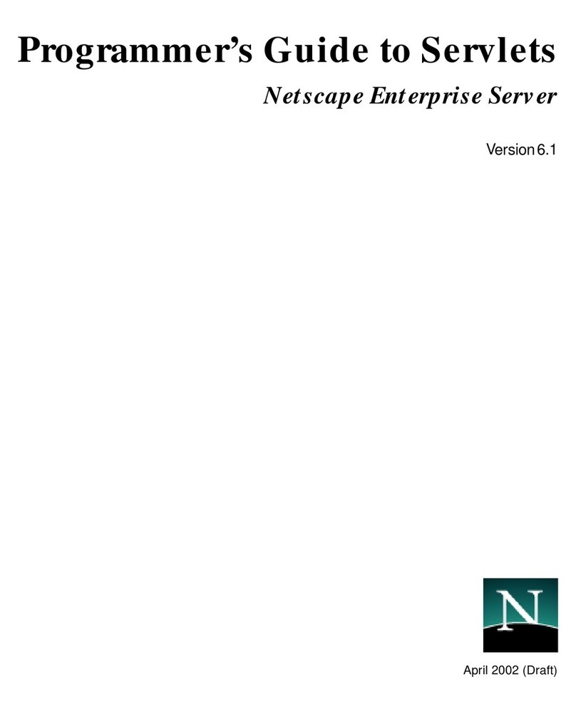 Netscape NETSCAPE ENTERPRISE SERVER 6.1 - PROGRAMMER GUIDE TO... Manual