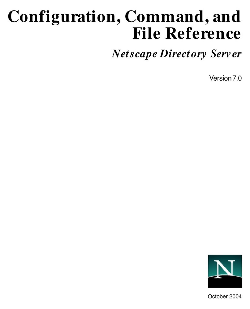 Netscape NETSCAPE DIRECTORY SERVER 7.0 User manual