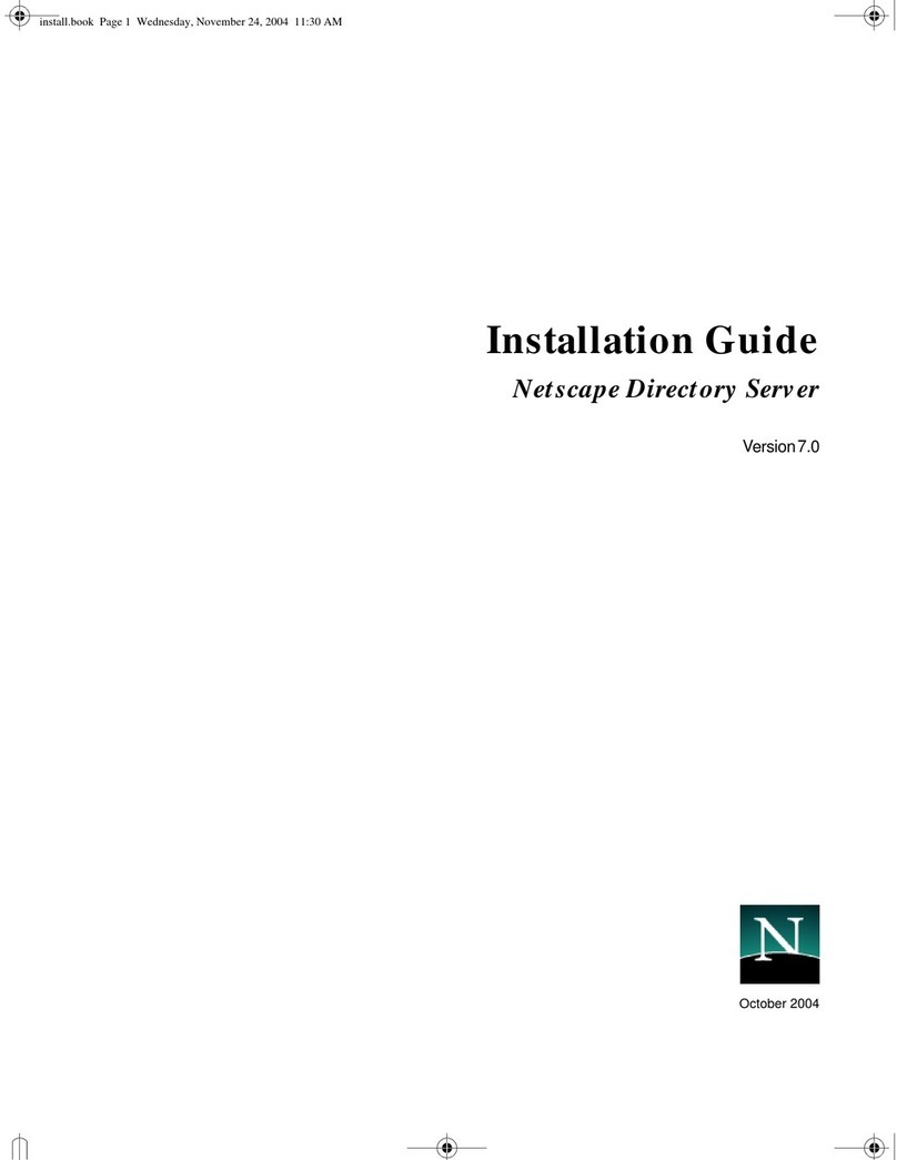 Netscape NETSCAPE DIRECTORY SERVER 7.0 User manual
