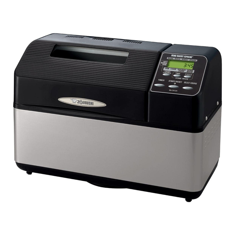 Zojirushi Home Bakery Supreme BB-CEC20 Quick guide