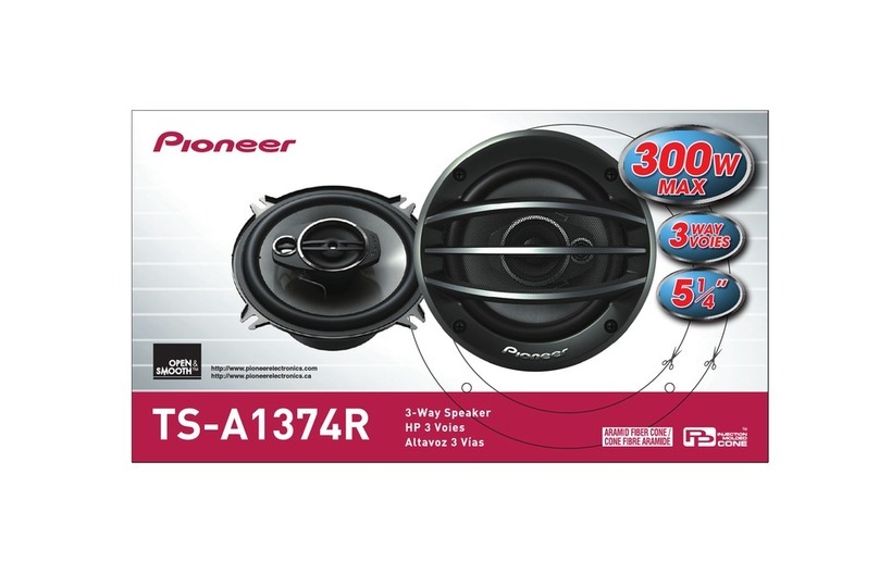Pioneer TS-A1374R instruction manual