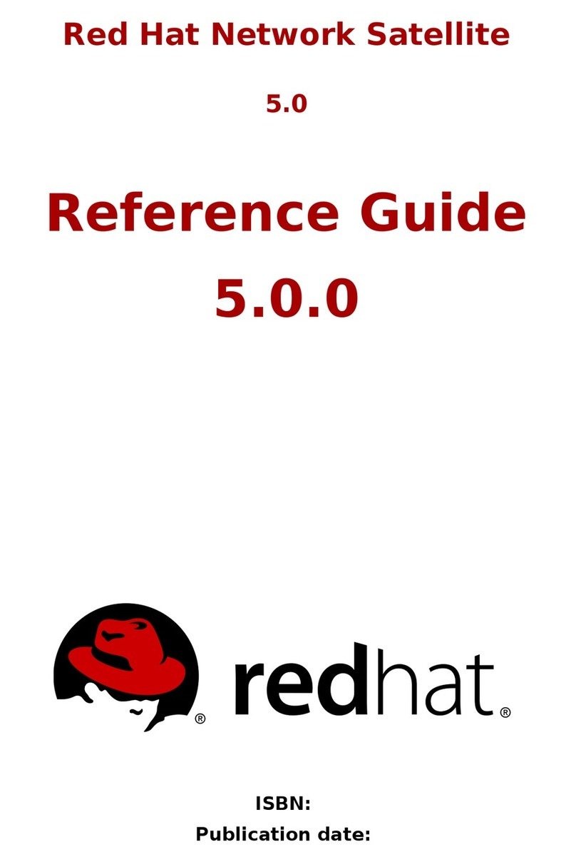 Red Hat NETWORK SATELLITE 5.0.0 - User manual
