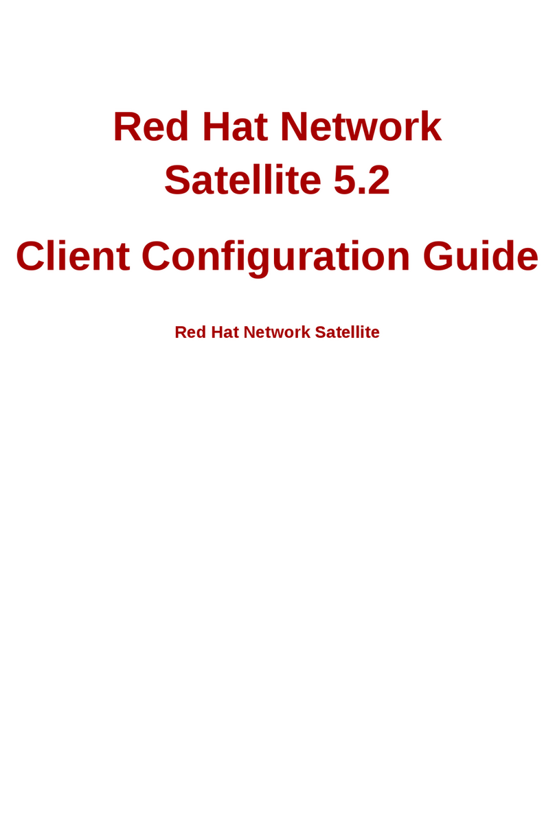 Red Hat NETWORK SATELLITE 5.2 - CHANNEL MANAGEMENT Configuration guide Red Hat NETWORK SATELLITE 5.2 - CHANNEL MANAGEMENT Configuration guide