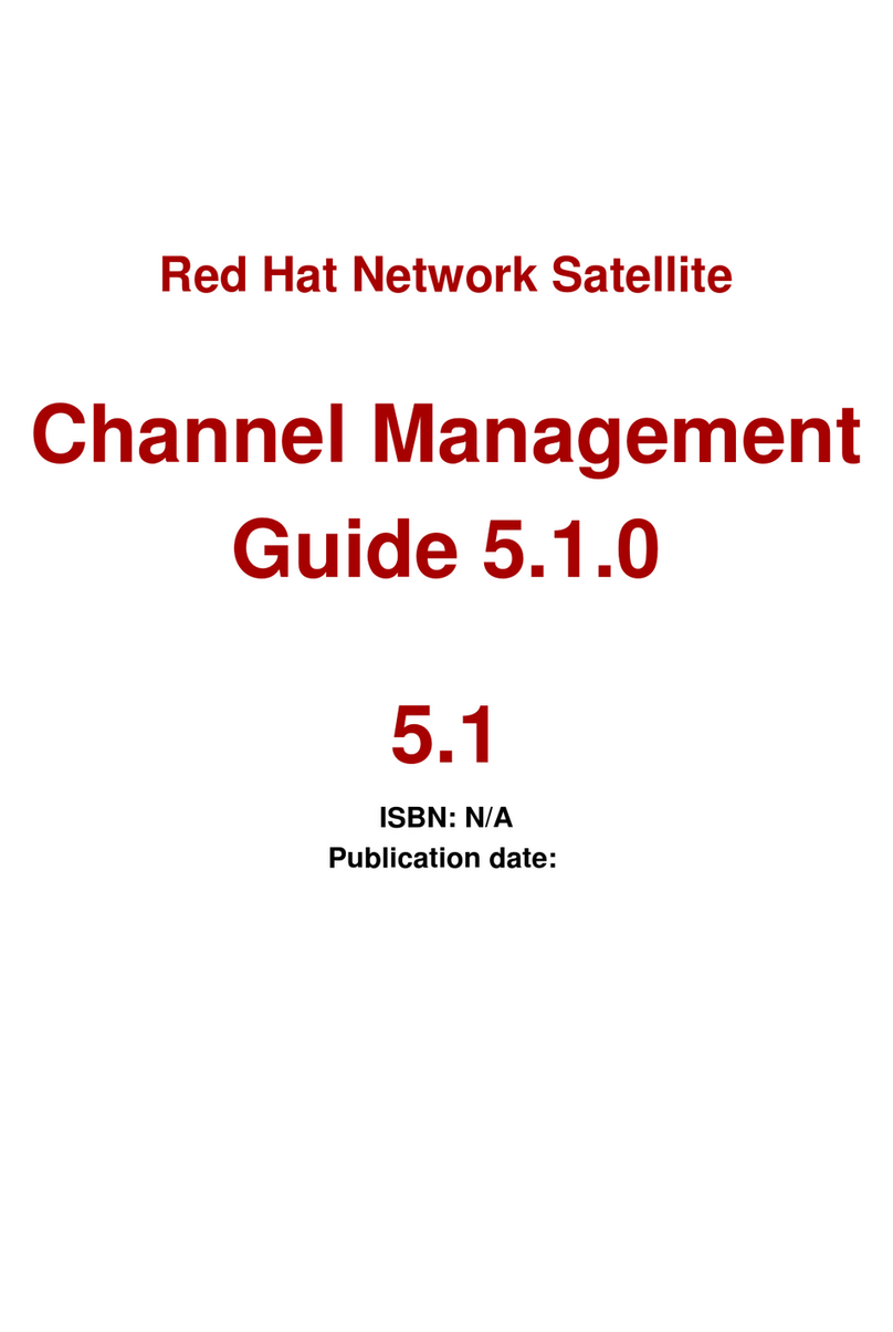 Red Hat NETWORK SATELLITE 5.1.0 - CHANNEL MANAGEMENT manual