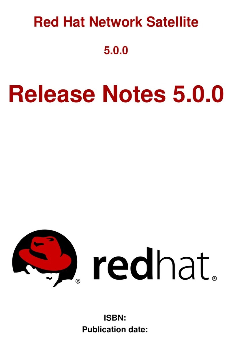 Red Hat NETWORK SATELLITE 5.0.0 - Instruction Manual