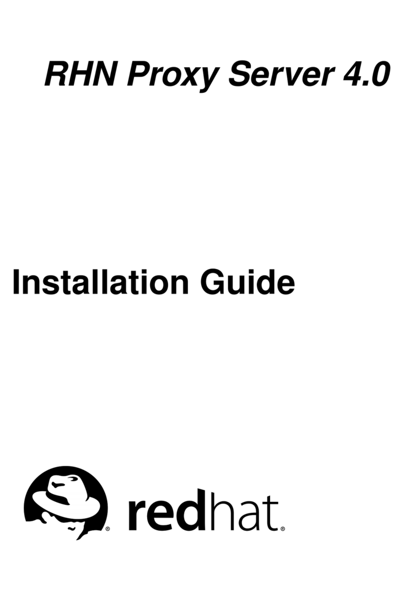 Red Hat NETWORK PROXY SERVER 4.0 - User manual