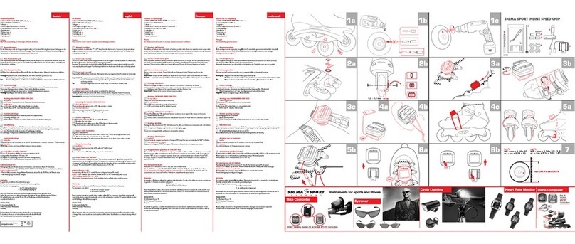 SIGMA SPORT INLINE SPEED CHIP manual