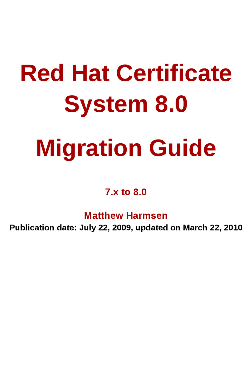 Red Hat SYSTEM 8.0 - MIGRATION GUIDE 7.X TO 8.0 manual