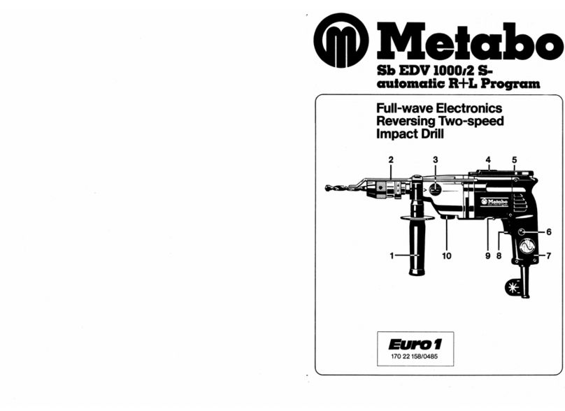 Metabo SB EDV 1000-2 S manual
