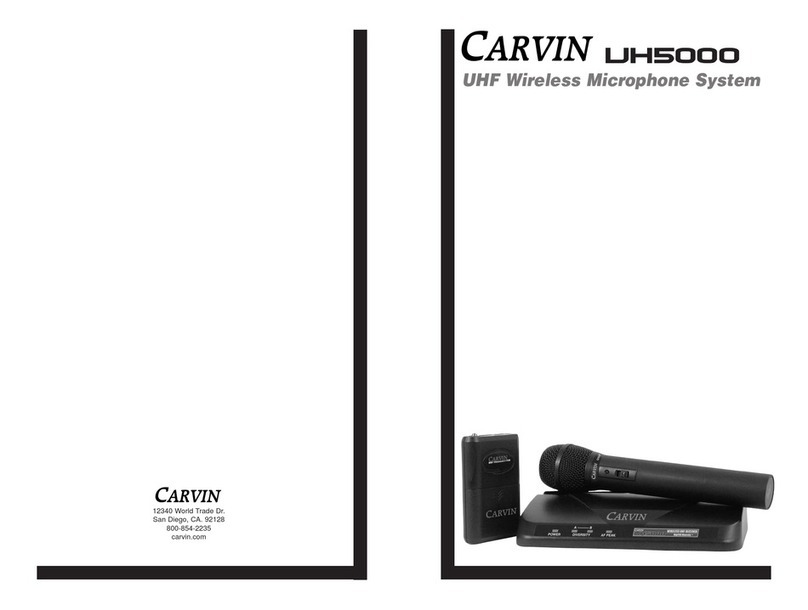 CARVIN UH5000 User manual CARVIN UH5000 User manual
