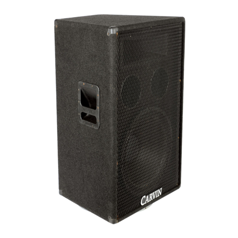 CARVIN TR1802 User manual