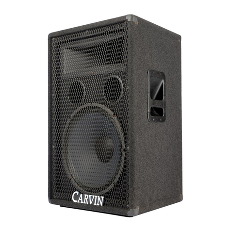 CARVIN TR1502 instructions