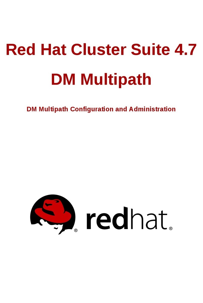Red Hat CLUSTER SUITE 4.7 DM MULTIPATH Instruction Manual