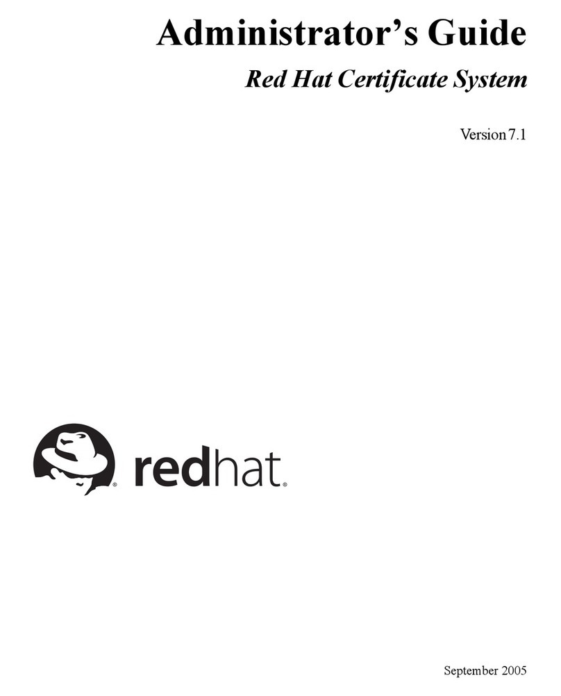 Red Hat CERTIFICATE 7.1 ADMINISTRATOR Service manual