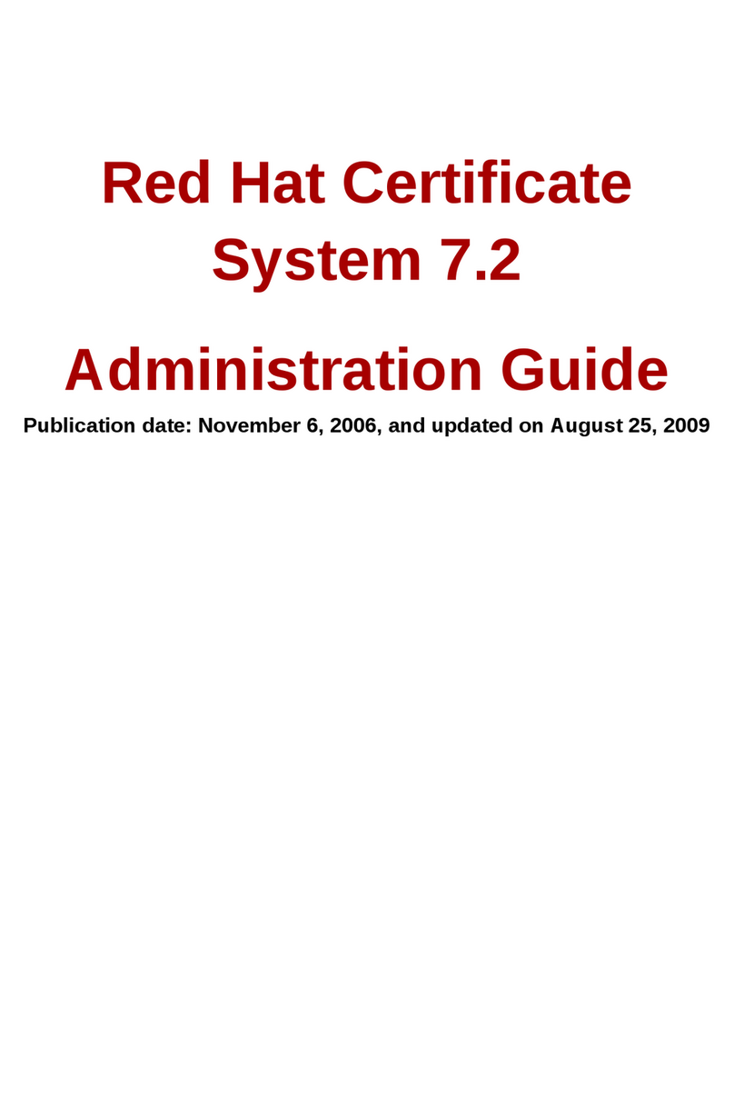 Red Hat CERTIFICATE SYSTEM 7.2 - MIGRATION GUIDE Instruction Manual