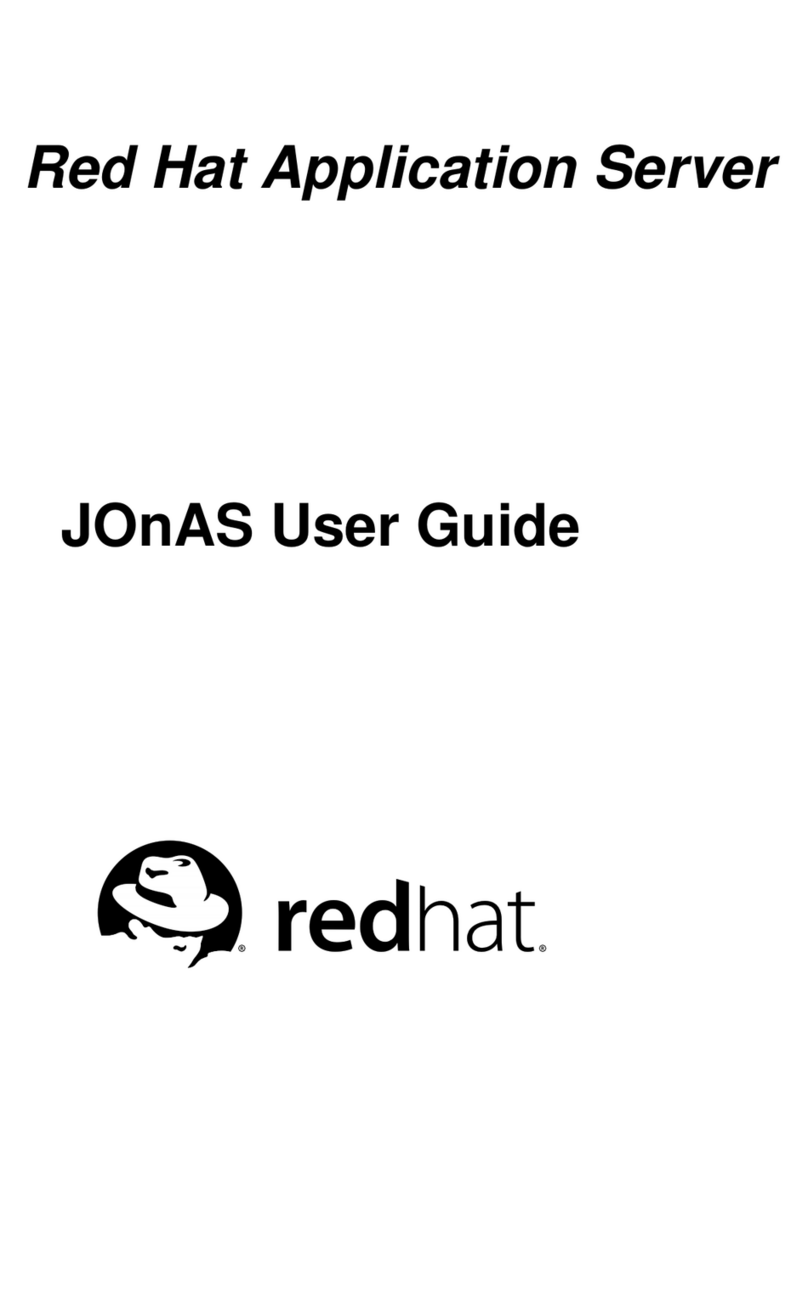 Red Hat APPLICATION SERVER - JONAS manual