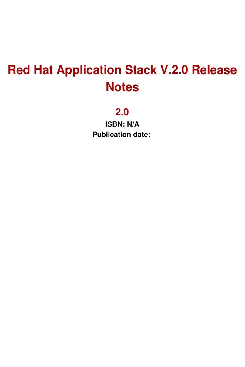 Red Hat APPLICATION STACK 2.0 RELEASE Instruction Manual