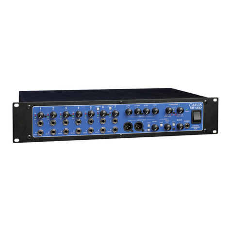 CARVIN KB1000 User manual