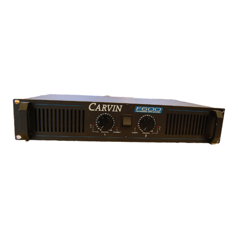 CARVIN F1200 Operation manual