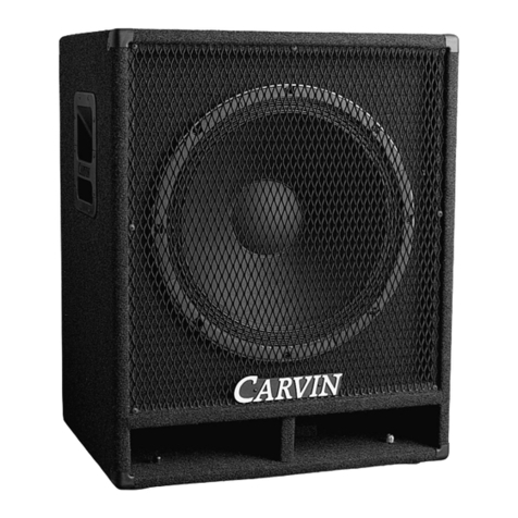 CARVIN RL118 User manual