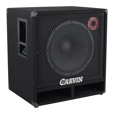 CARVIN RL115 User manual
