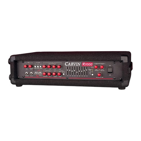 CARVIN R1000 HEAD User manual