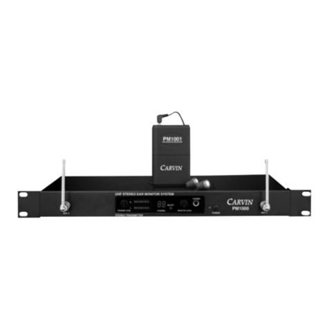 CARVIN PM1000 User manual