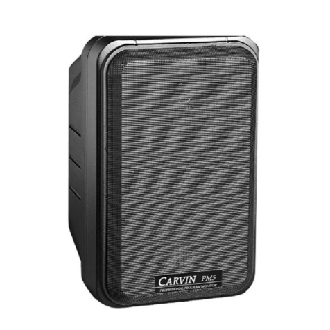 CARVIN PM5 User manual