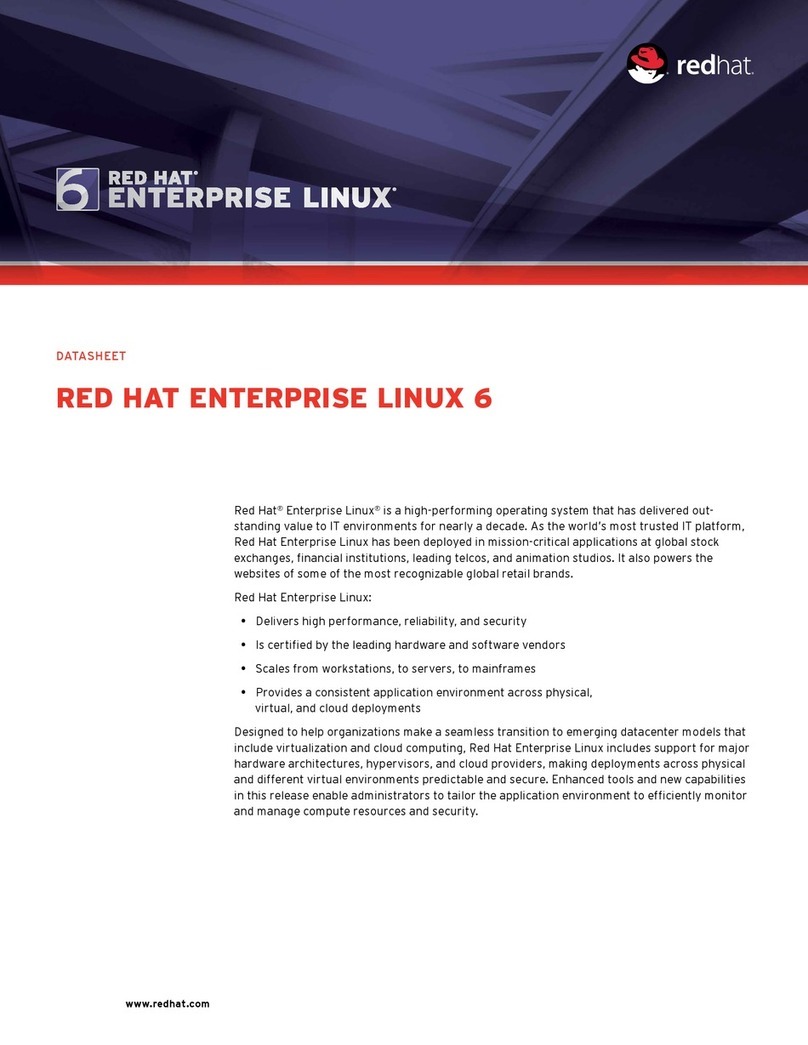 Red Hat ENTERPRISE LINUX 6 datasheet