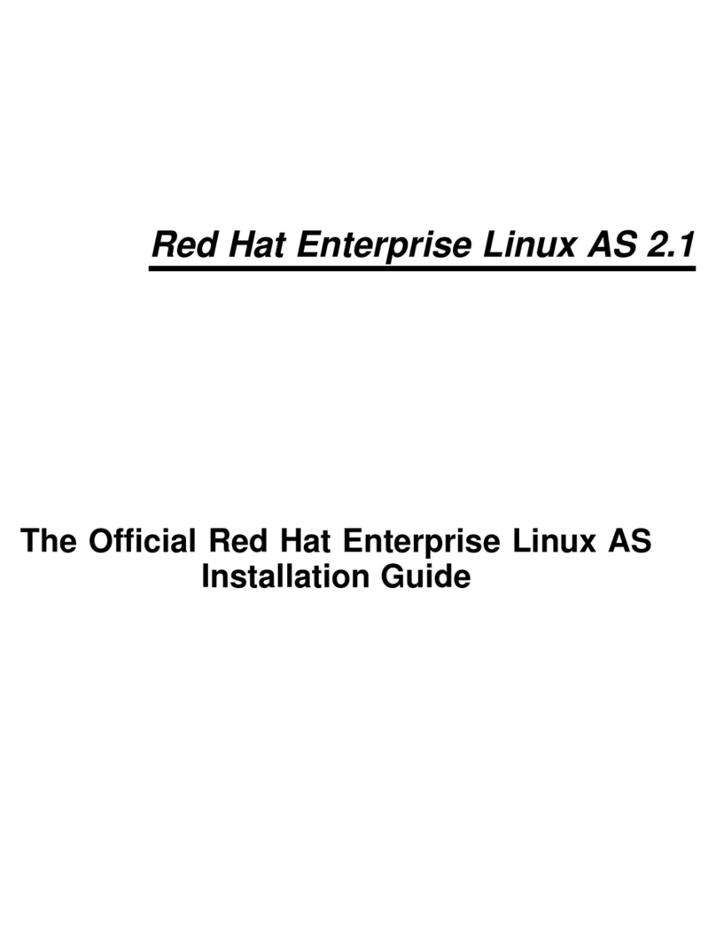 Red Hat ENTERPRISE LINUX AS 2.1 - installation guide