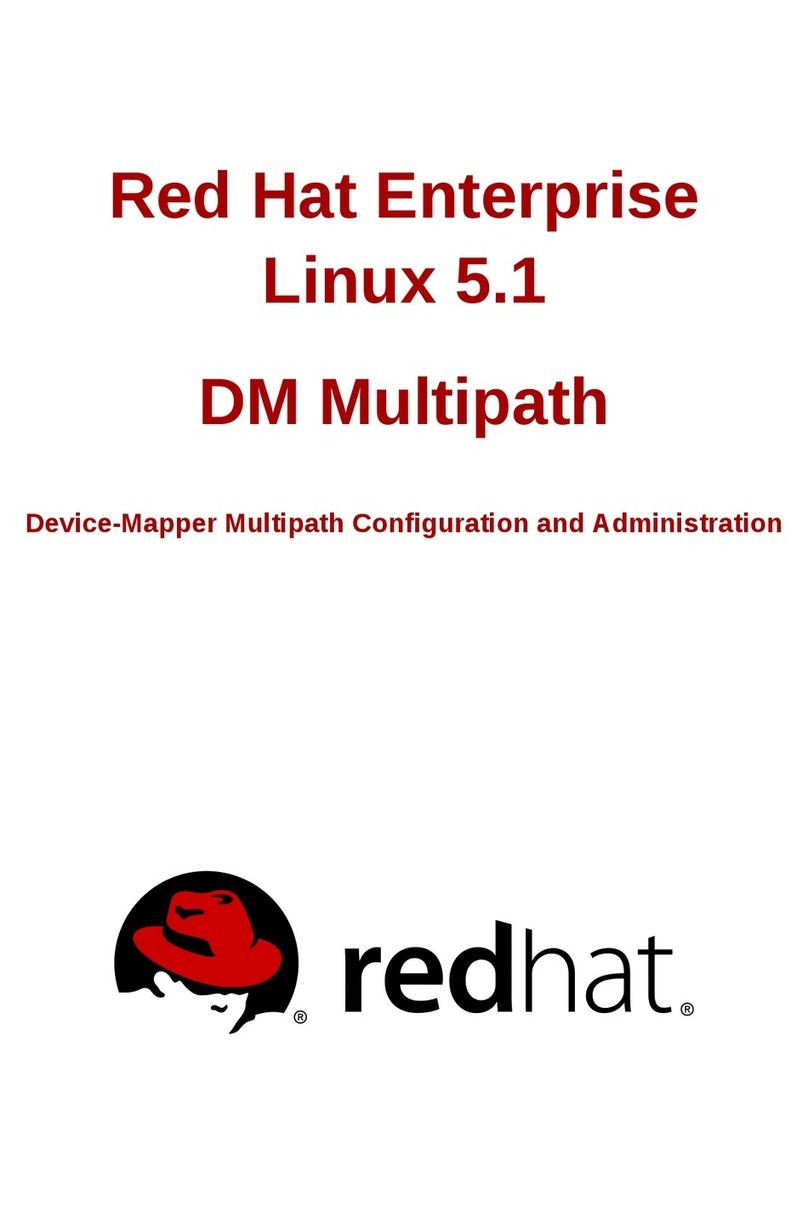 Red Hat ENTERPRISE LINUX 5.1 DM MULTIPATH Instruction Manual