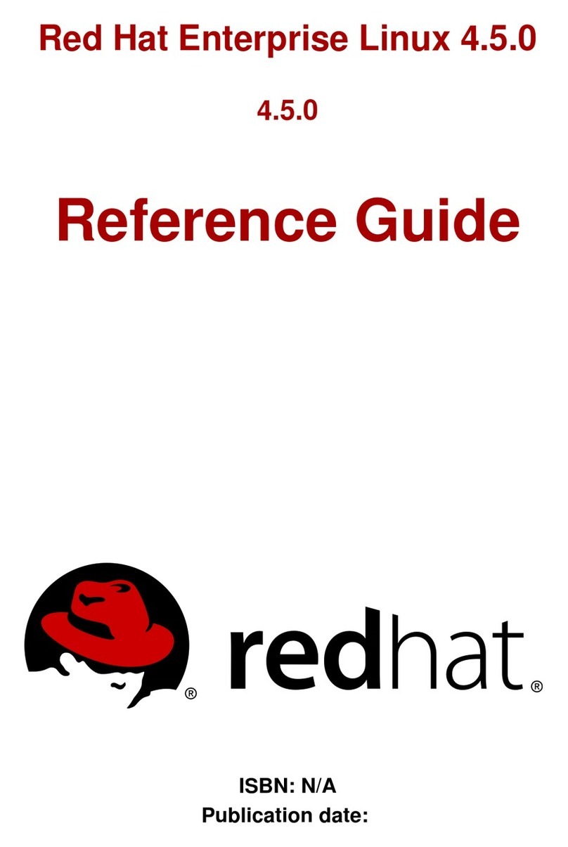 Red Hat ENTERPRISE LINUX 4.5.0 - User manual