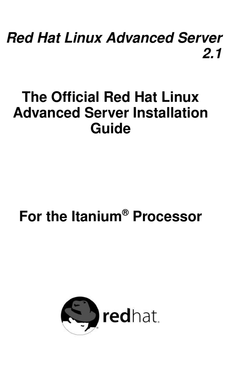 Red Hat LINUX ADVANCED SERVER 2.1 - manual