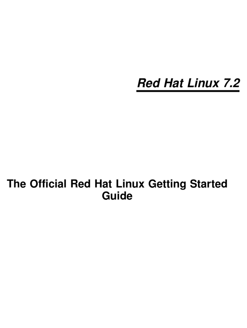 Red Hat LINUX 7.2 - OFFICIAL LINUX CUSTOMIZATION... User manual