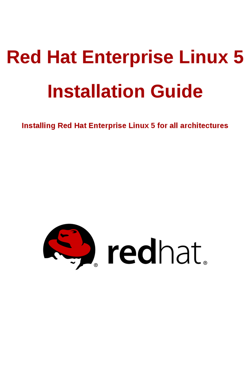 Red Hat ENTREPRISE LINUX 5 - installation guide