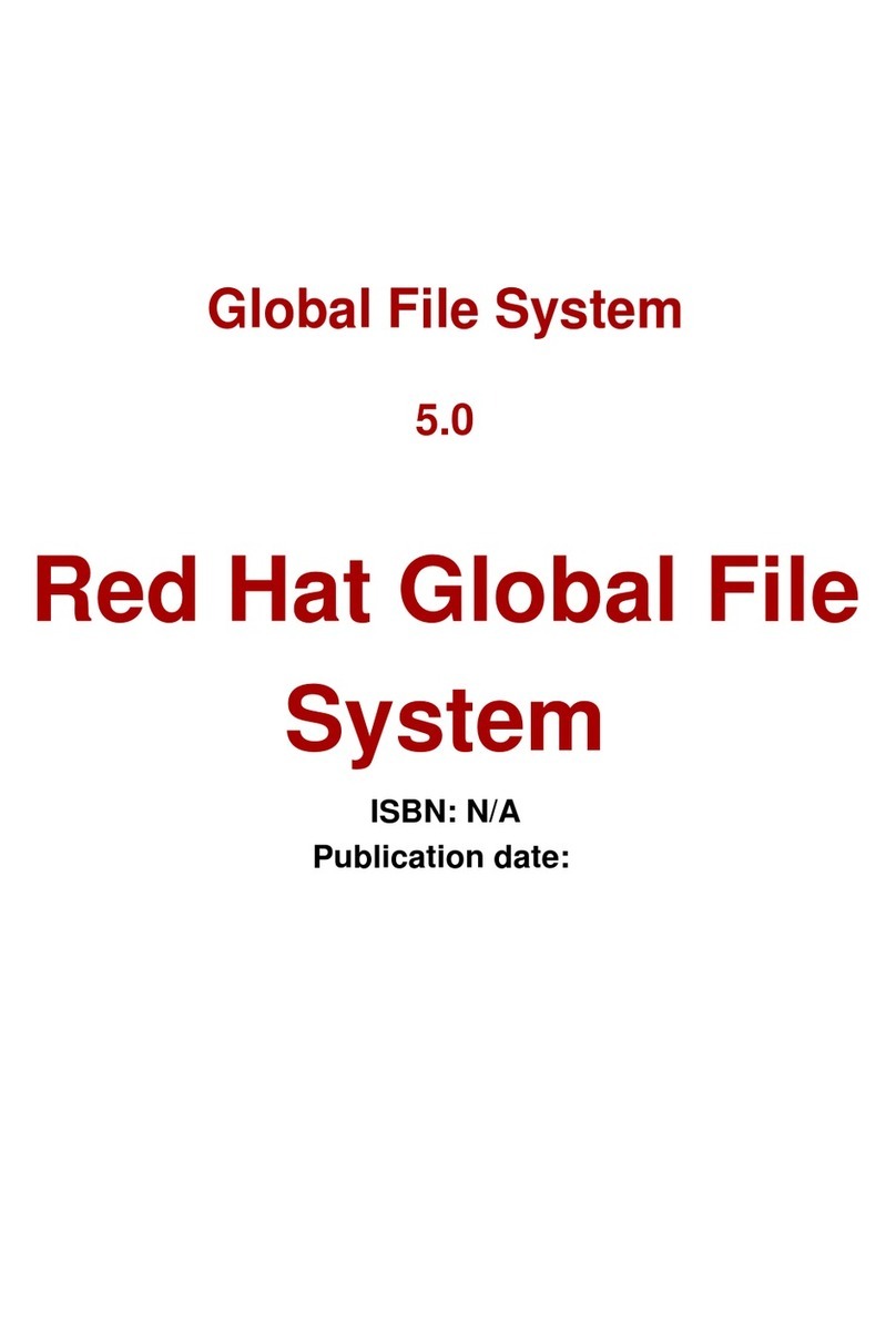 Red Hat GLOBAL FILE SYSTEM 5.0 User manual