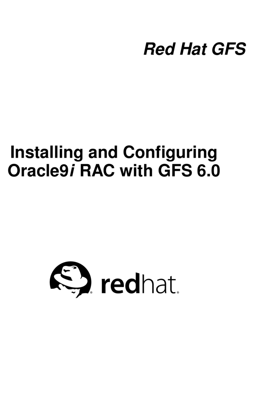 Red Hat GFS 6.0 - INSTALLING AND CONFIGURING ORACLE9I... manual