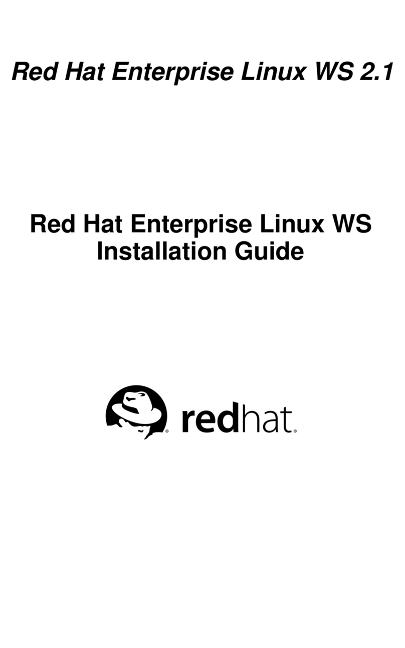 Red Hat ENTERPRISE LINUX WS 2.1 - User manual