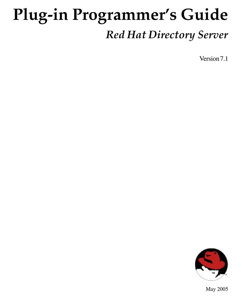 Red Hat DIRECTORY SERVER 7.1 - PLUG-IN PROGRAMMERS User manual