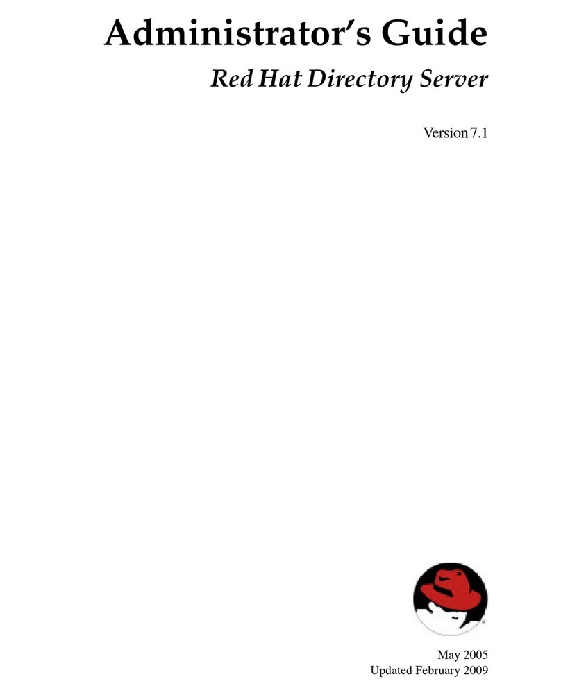 Red Hat DIRECTORY SERVER 7.1 - ADMINISTRATOR Service manual