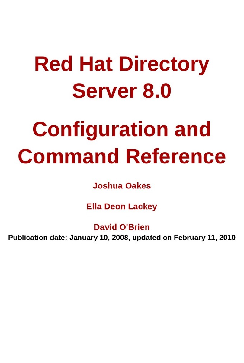 Red Hat DIRECTORY SERVER 8.0 Operating manual
