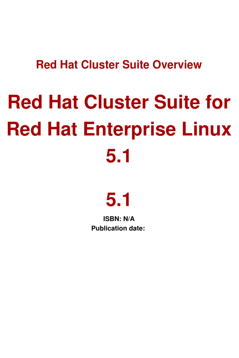 Red Hat CLUSTER SUITE FOR ENTERPRISE LINUX 5.1 Installation guide Red Hat CLUSTER SUITE FOR ENTERPRISE LINUX 5.1 Installation guide