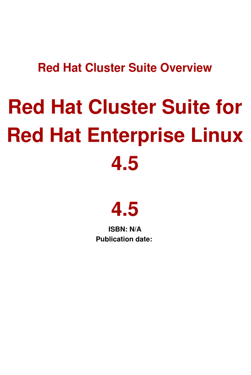 Red Hat CLUSTER SUITE FOR ENTERPRISE LINUX 4.5 Installation guide