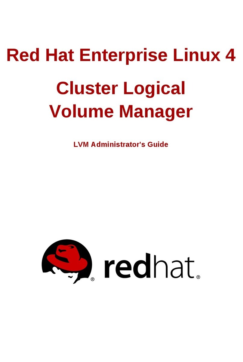 Red Hat ENTERPRISE LINUX 4 - LVM ADMINISTRATOR manual Red Hat ENTERPRISE LINUX 4 - LVM ADMINISTRATOR manual