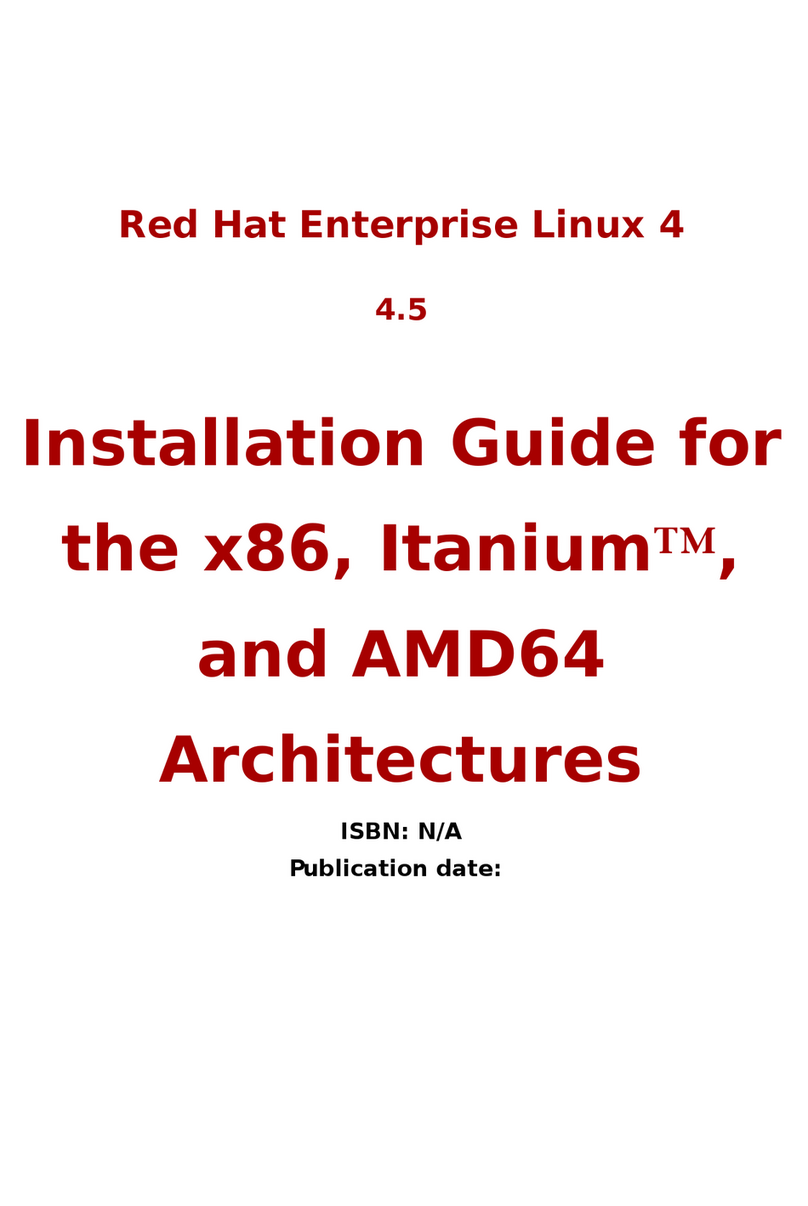 Red Hat ENTERPRISE LINUX 4 -  FOR X86-ITANIUM AND... installation guide