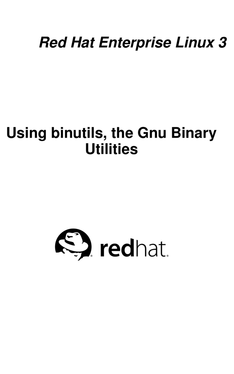 Red Hat ENTERPRISE LINUX 3 - USING BINUTILS Manual
