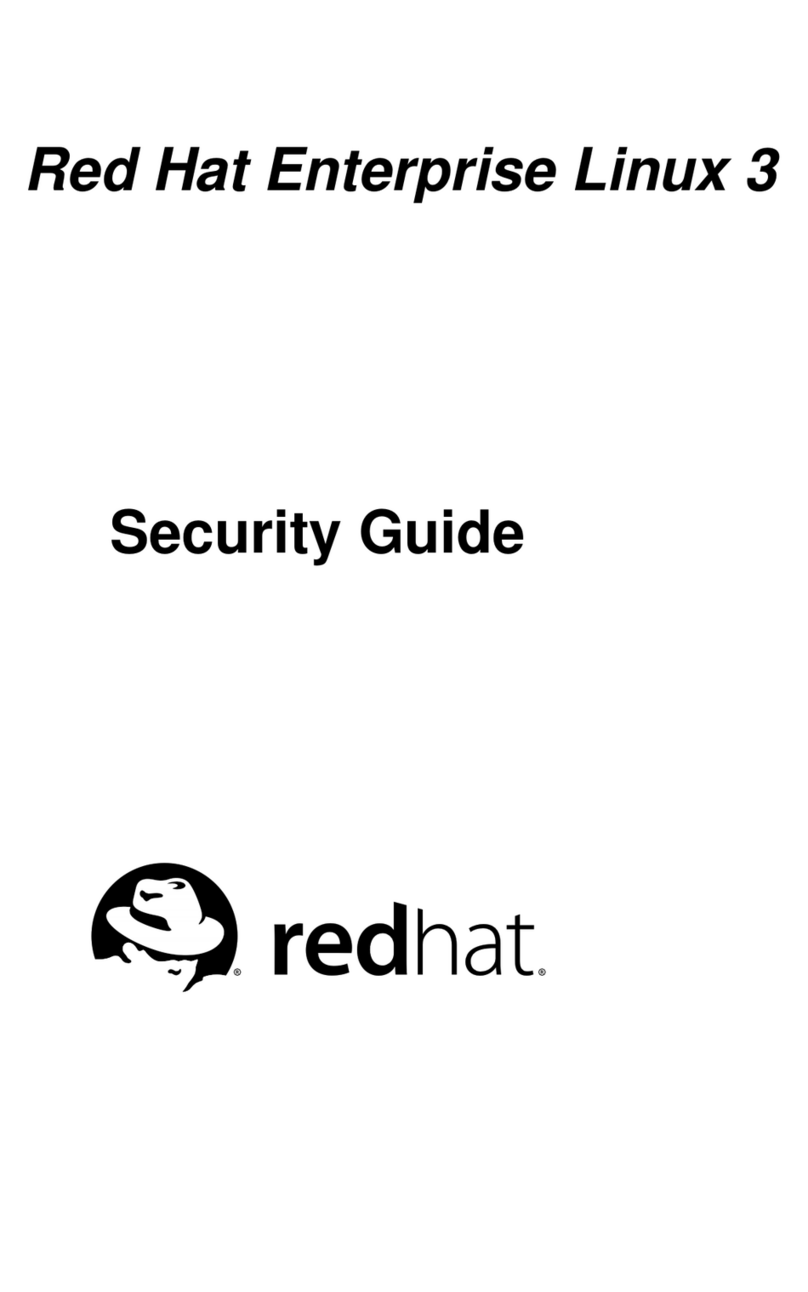 Red Hat ENTERPRISE LINUX 3 - SECURITY GUIDE User manual