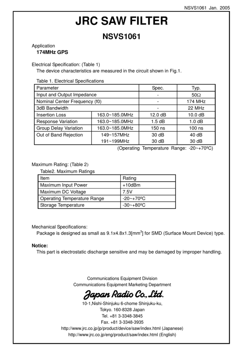 JRC NSVS1061 manual