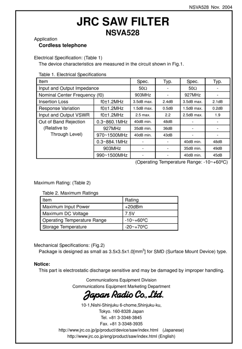 JRC NSVA528 User manual